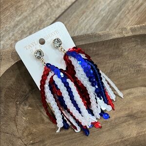 Elegant Sequin Dangle Earrings